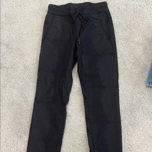 Black Sweatpants with Streamlined Silhouette